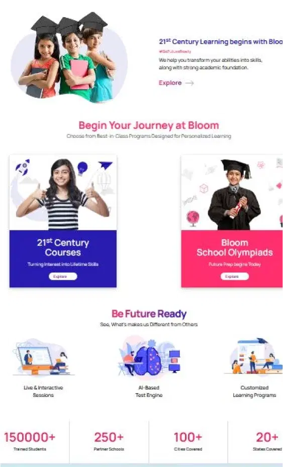 Bloom Cap application